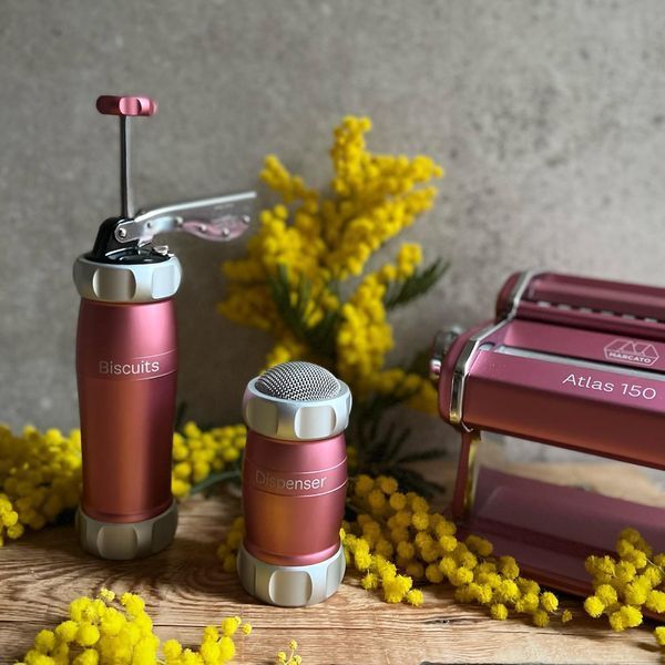 Локшинорізка та фартух Marcato Atlas 150 Pink Kom AT-150-RSA-KOM фото