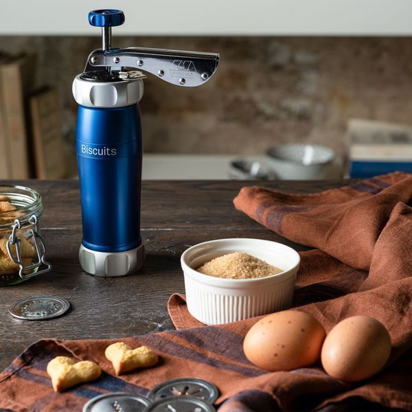 Професійний кондитерський шприц для печива Marcato Biscuits Blue BI-DES-BLU фото
