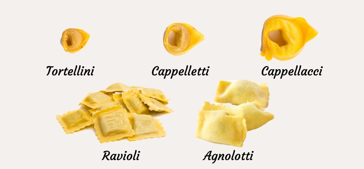 Чим відрізняються паста Agnolotti від Ravioli