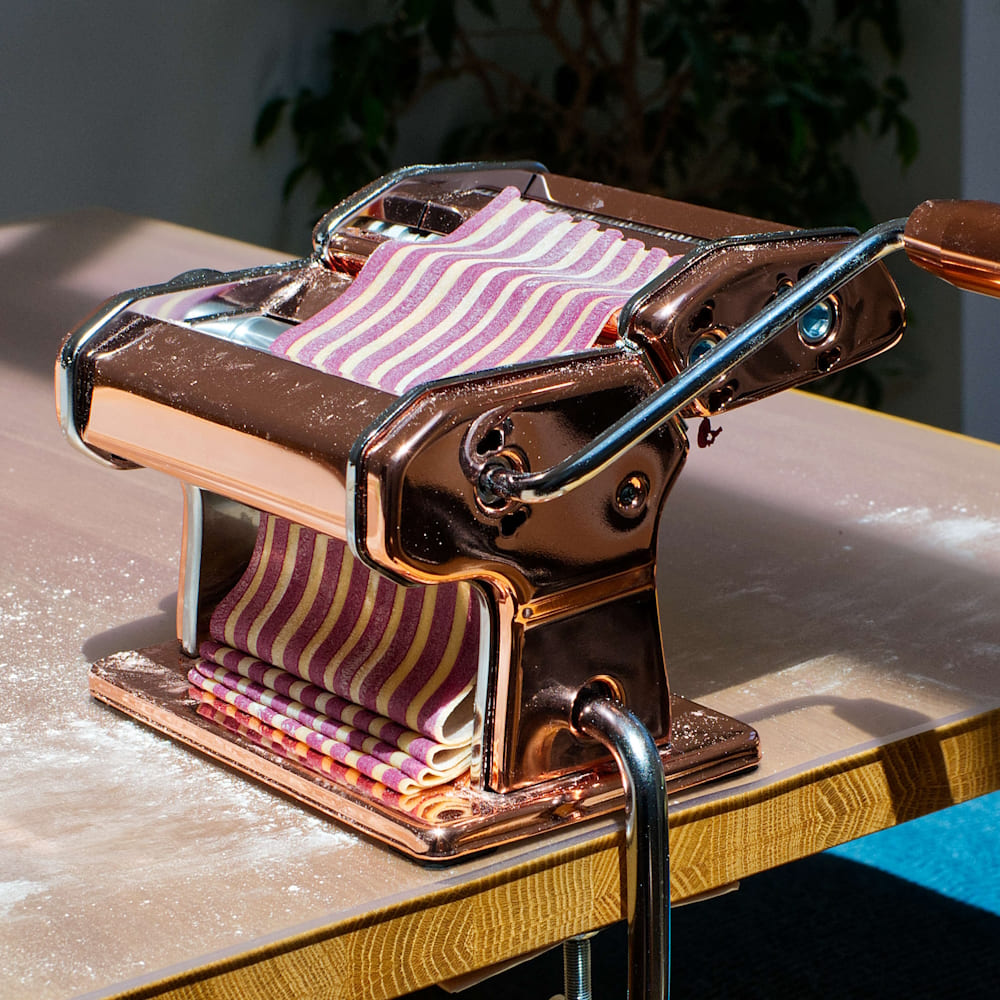 Мідна локшинорізка Marcato Atlas 150 Real Copper