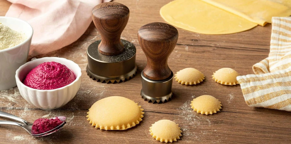 Marcato Ravioli Round 65 мм Champagne