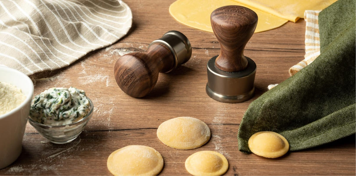 Marcato Ravioli Smooth Round 38 мм Champagne