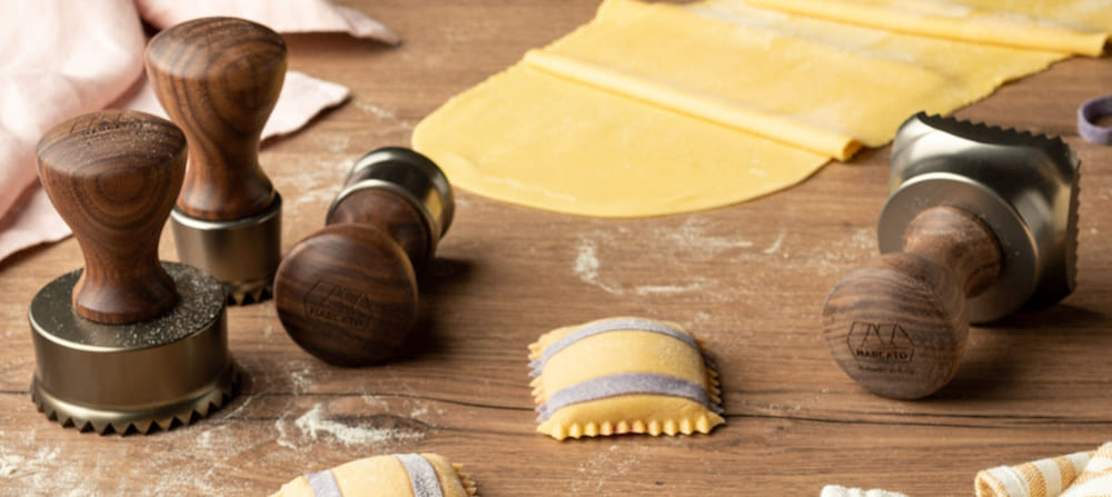 Marcato Ravioli Square — 60x60 Canadian Walnut Wood