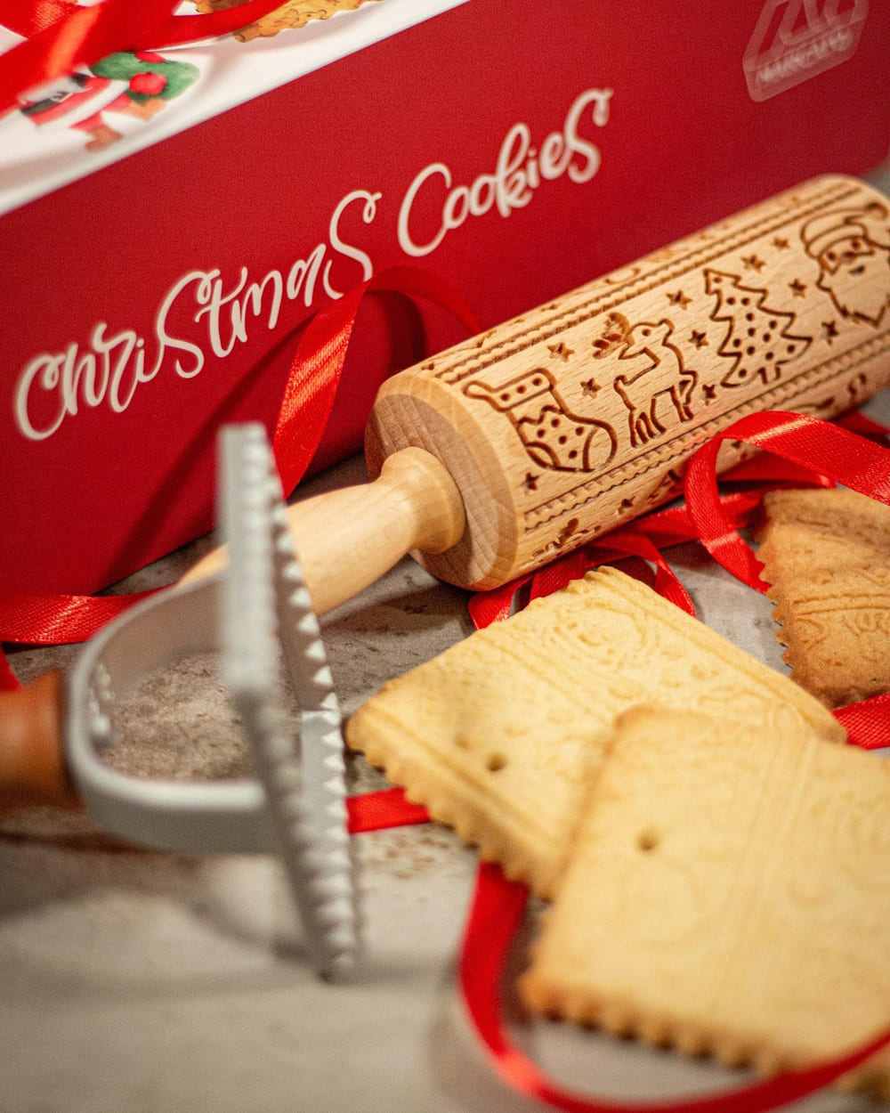 Новорічний набір для печива Marcato Сhristmas Cookies Red
