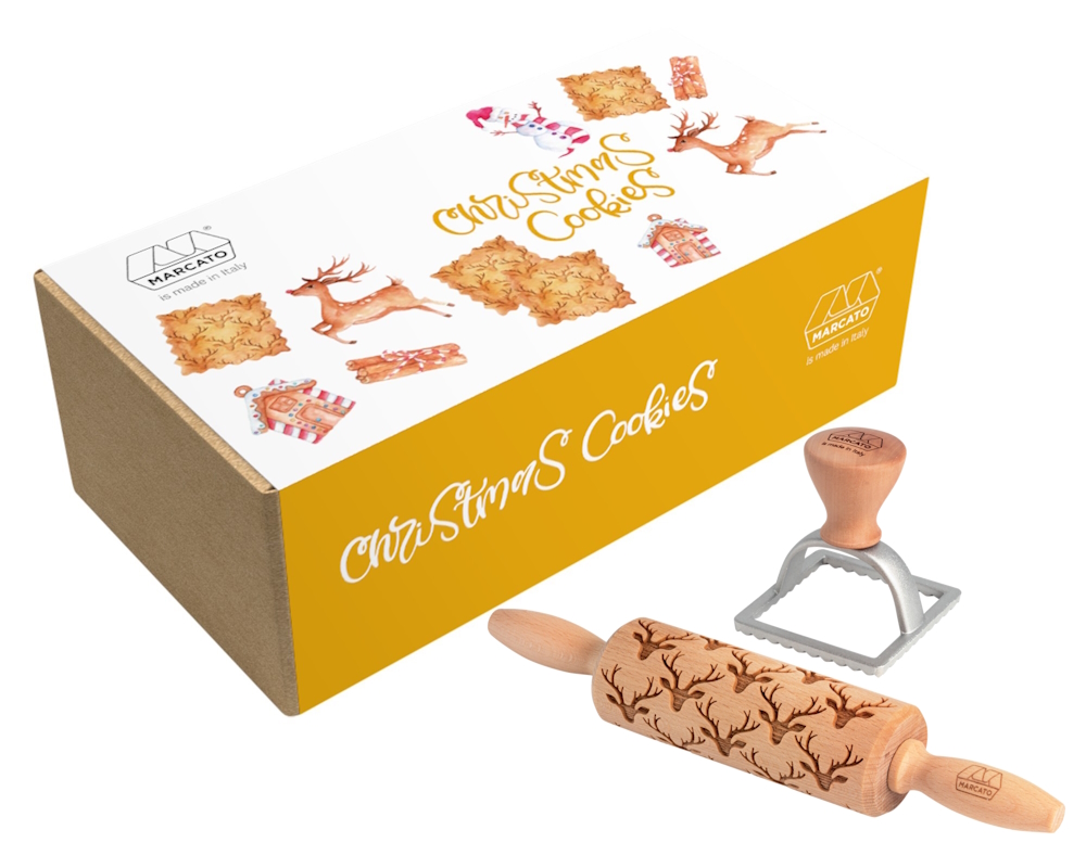Подаруковий набір для печива Marcato Christmas Cookies Yellow