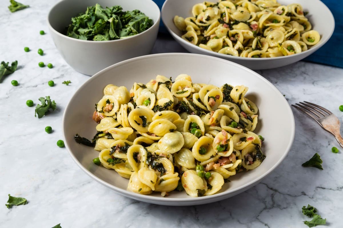 Orecchiette – це невеликі круглі макаронні вироби у формі маленьких вушок